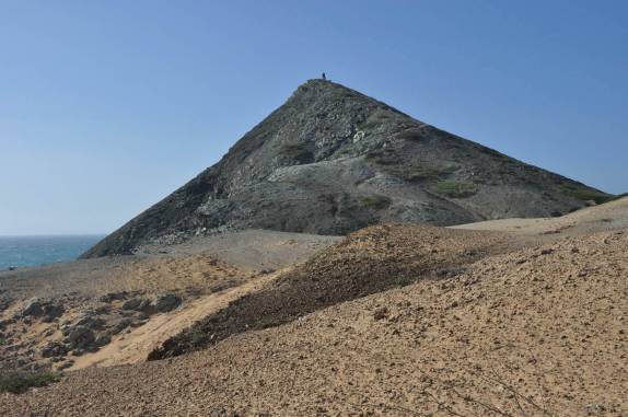 Pilón de Azucar, perto de Cabo de La Vela, litoral ocidental da península de La Guajira, na Colômbia